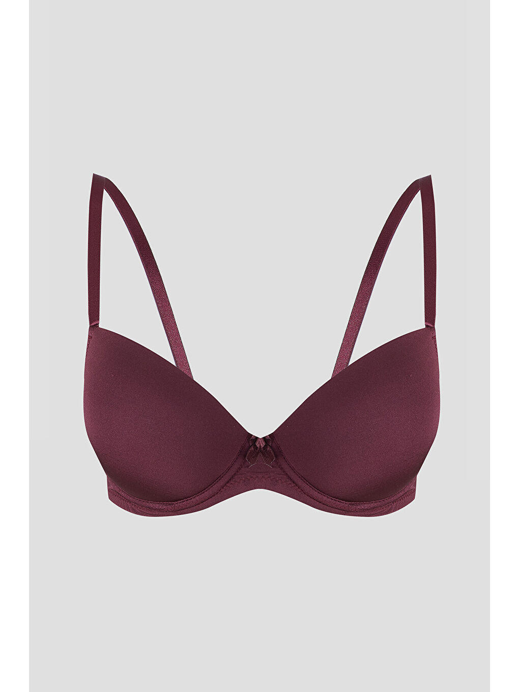 Bordo Luna Hafif Destekli Sütyen