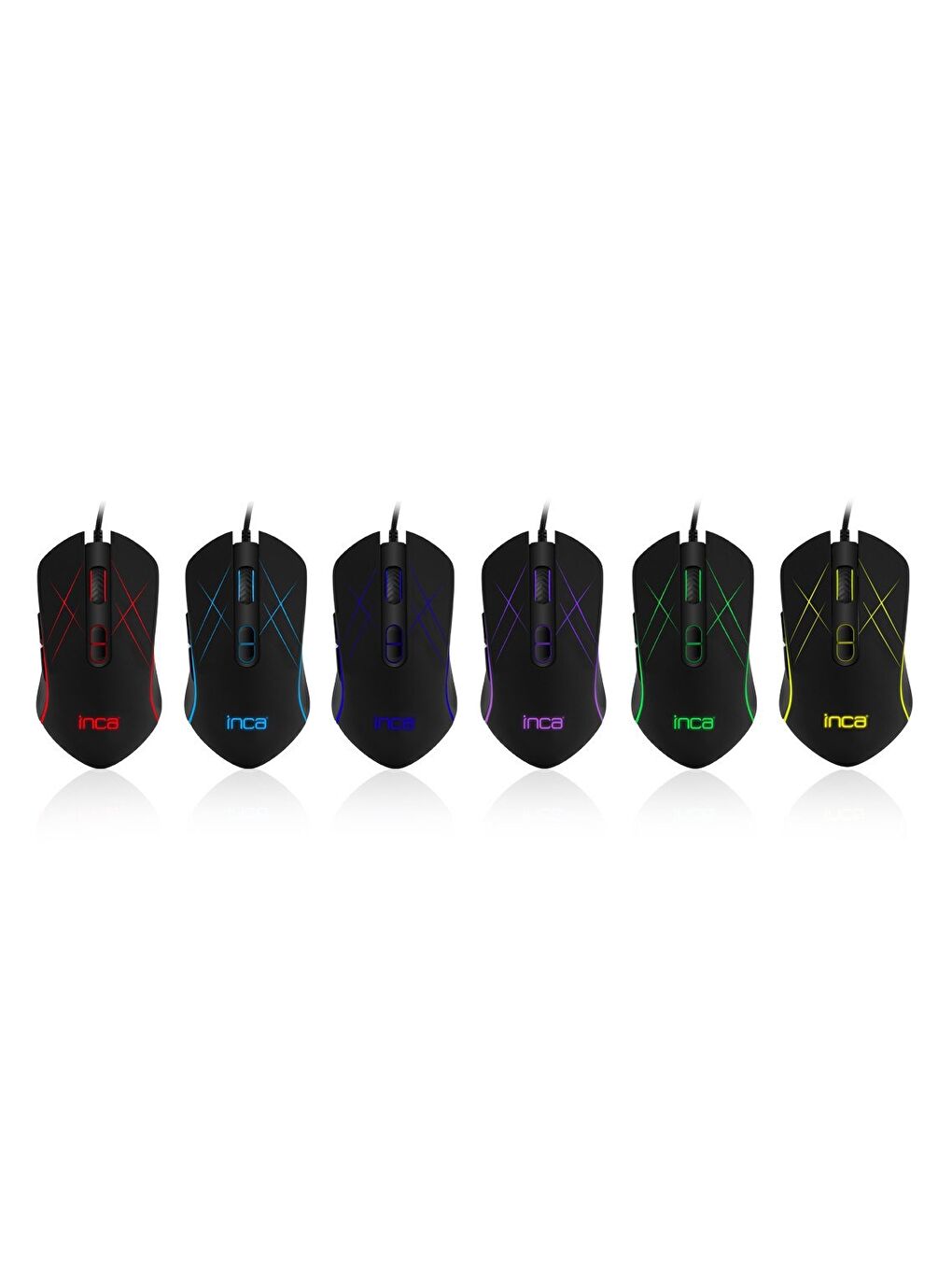 Inca IMG-GT12 Sessiz Tuş 6 Led Işıklı 3200Dpı Gaming Oyuncu Mouse - 2