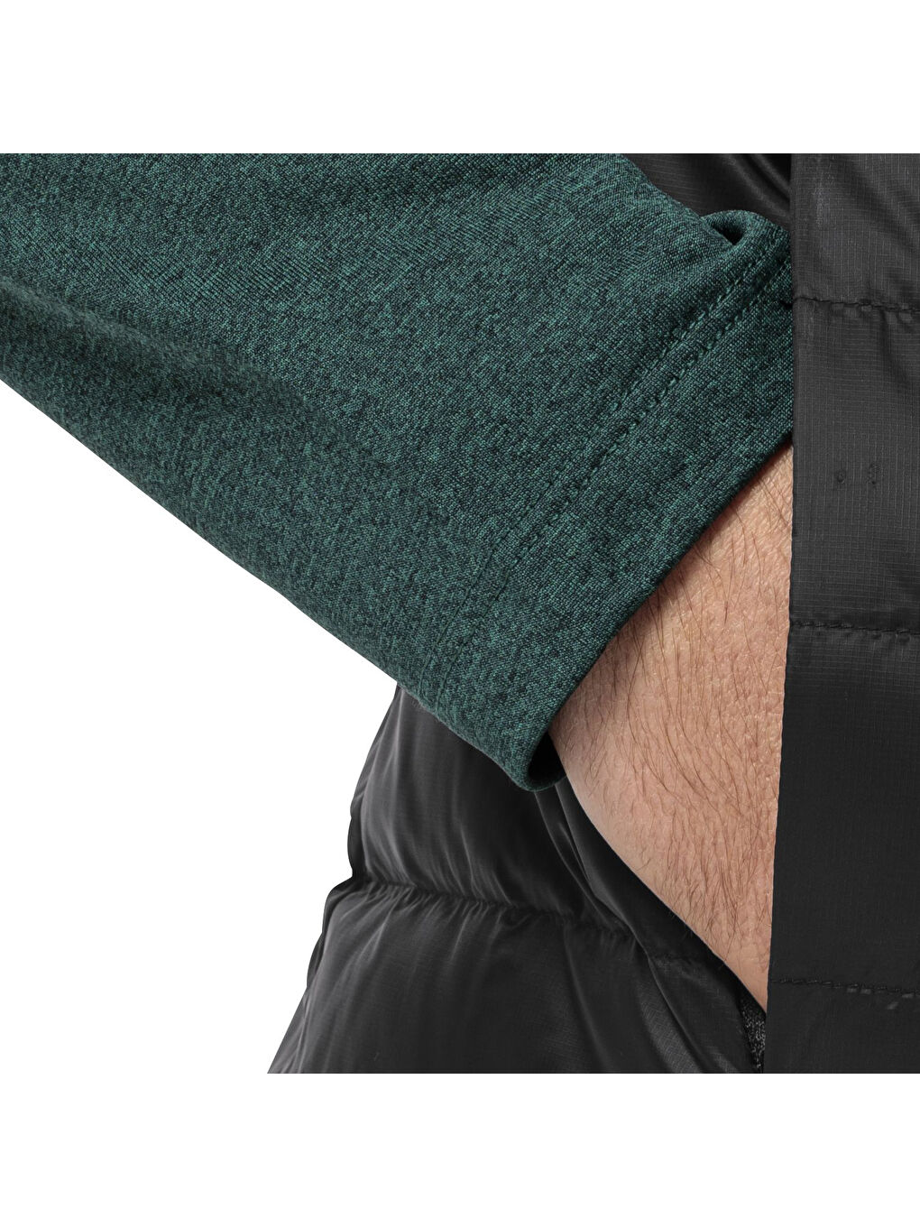 Pilvi Down Vest Erkek Siyah Yelek-7