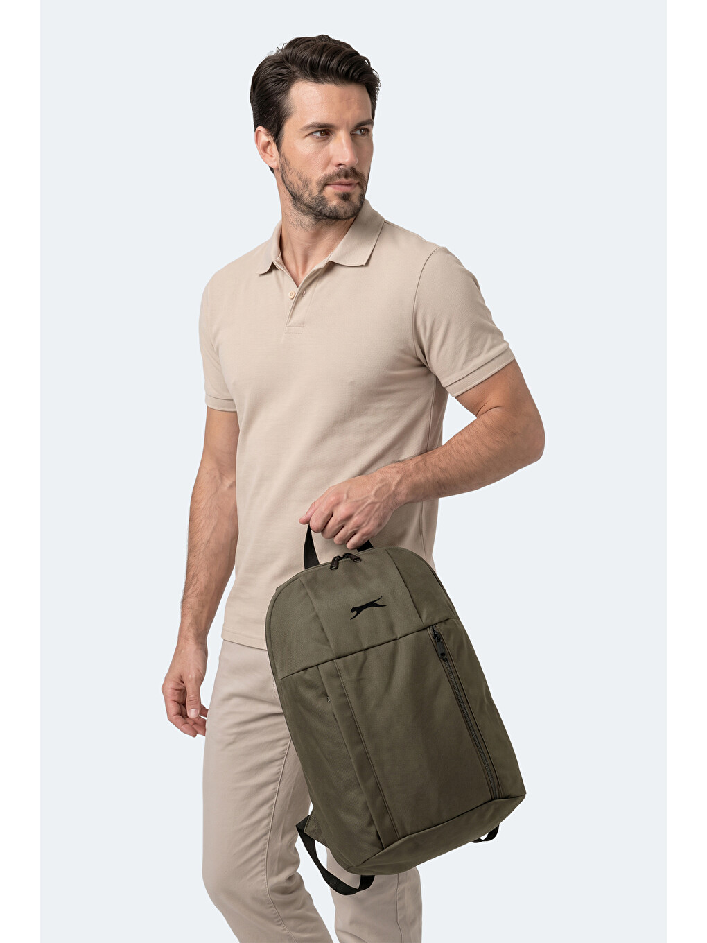 Gaver I Unisex Haki Sırt Çantası-2