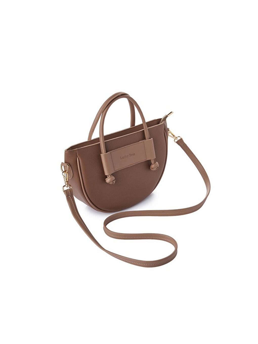 Bej Elin Kadın Omuz Çantası-3