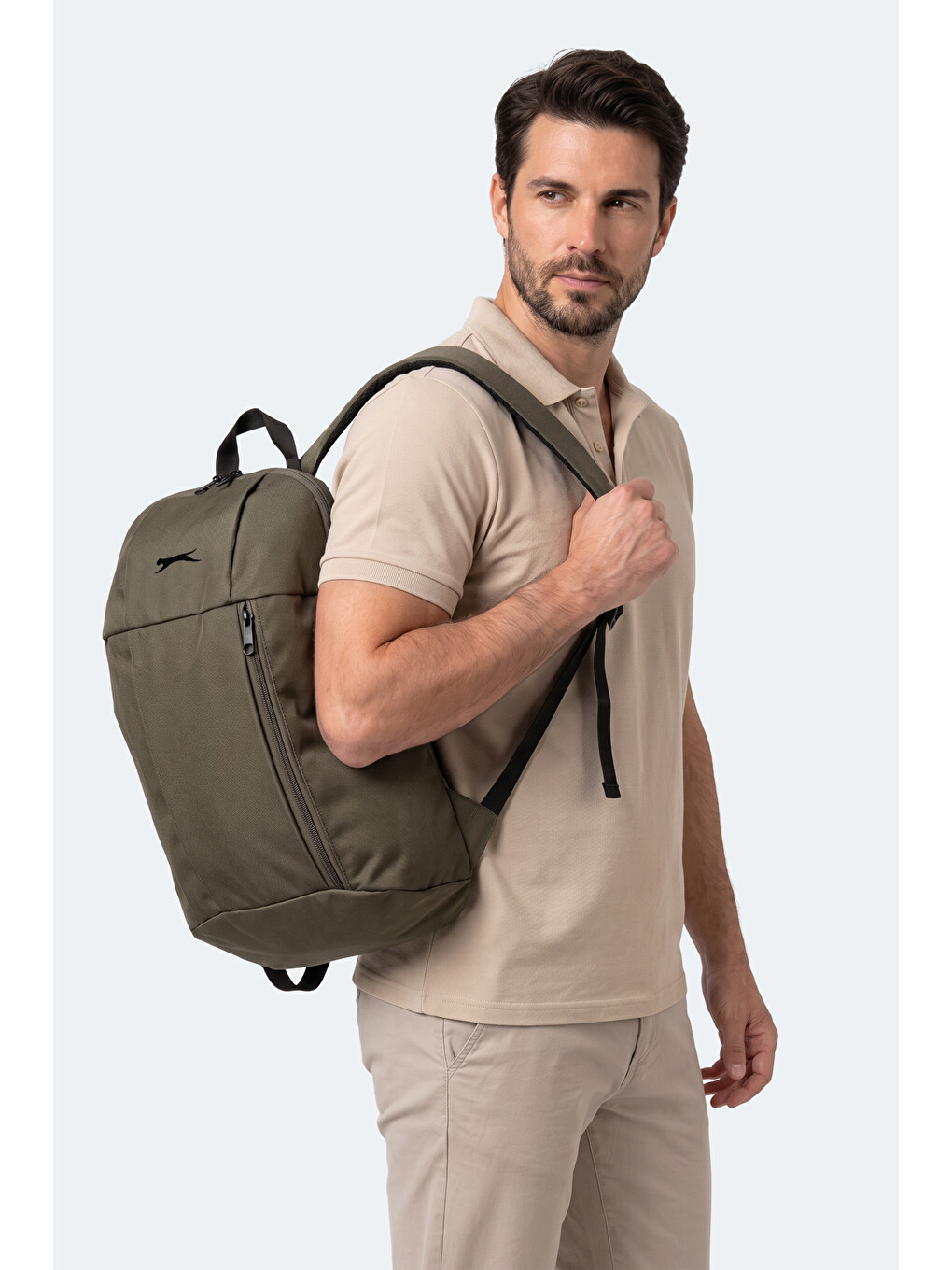 Gaver I Unisex Haki Sırt Çantası-5