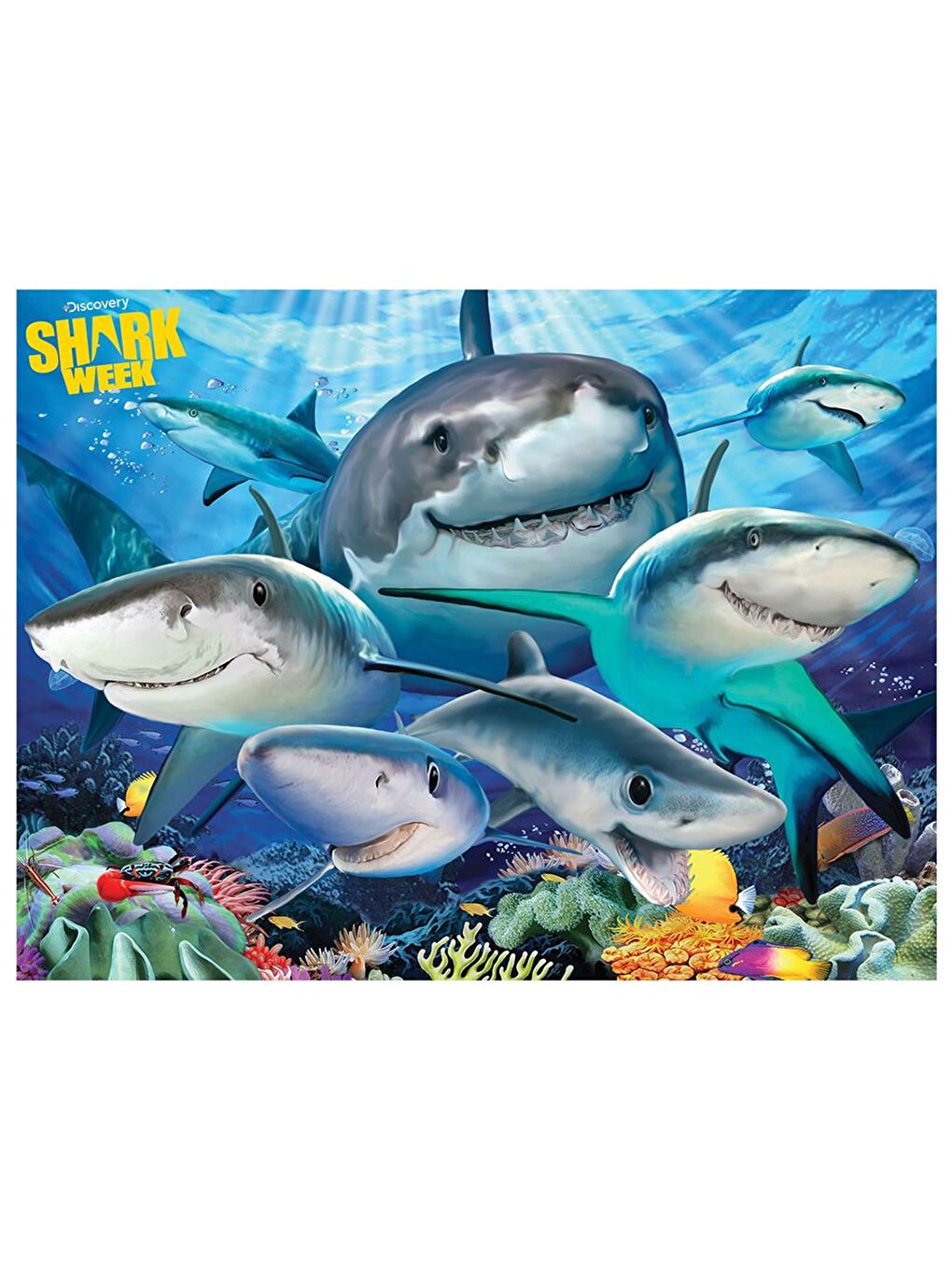 LC WAIKIKI Discovery Köpek Balıkları Puzzle 100 Parça 10668 - 1