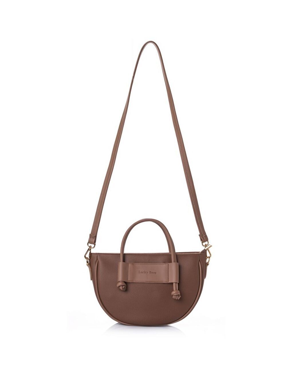 Bej Elin Kadın Omuz Çantası-4