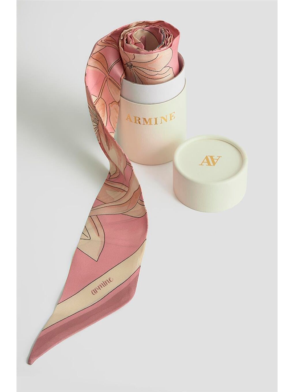 Pembe Twilly Fular 9324D 08