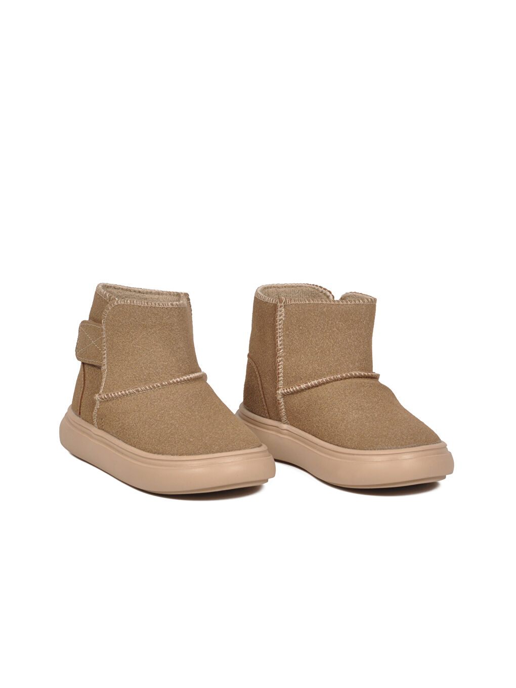 Bej Kum Süet Cırtlı Bilek Boy Bebek Bot 823760 B-2