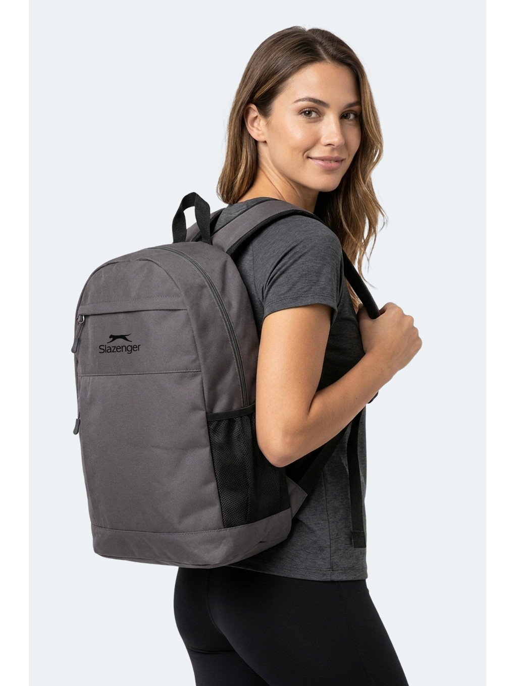 Favento Unisex Koyu Gri Omuz Çantası-6