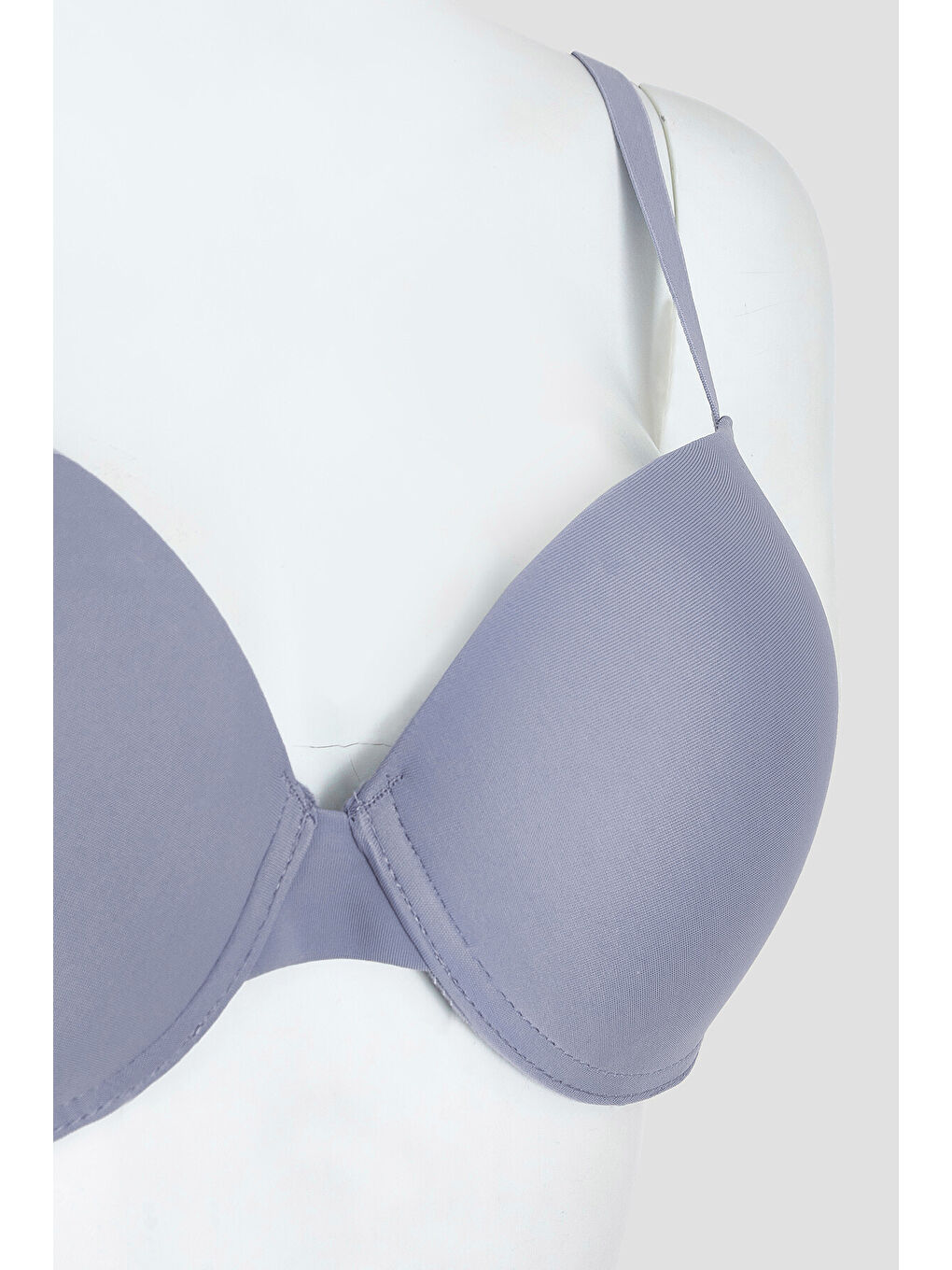 Gri Latina Hafif Destekli Sütyen-1