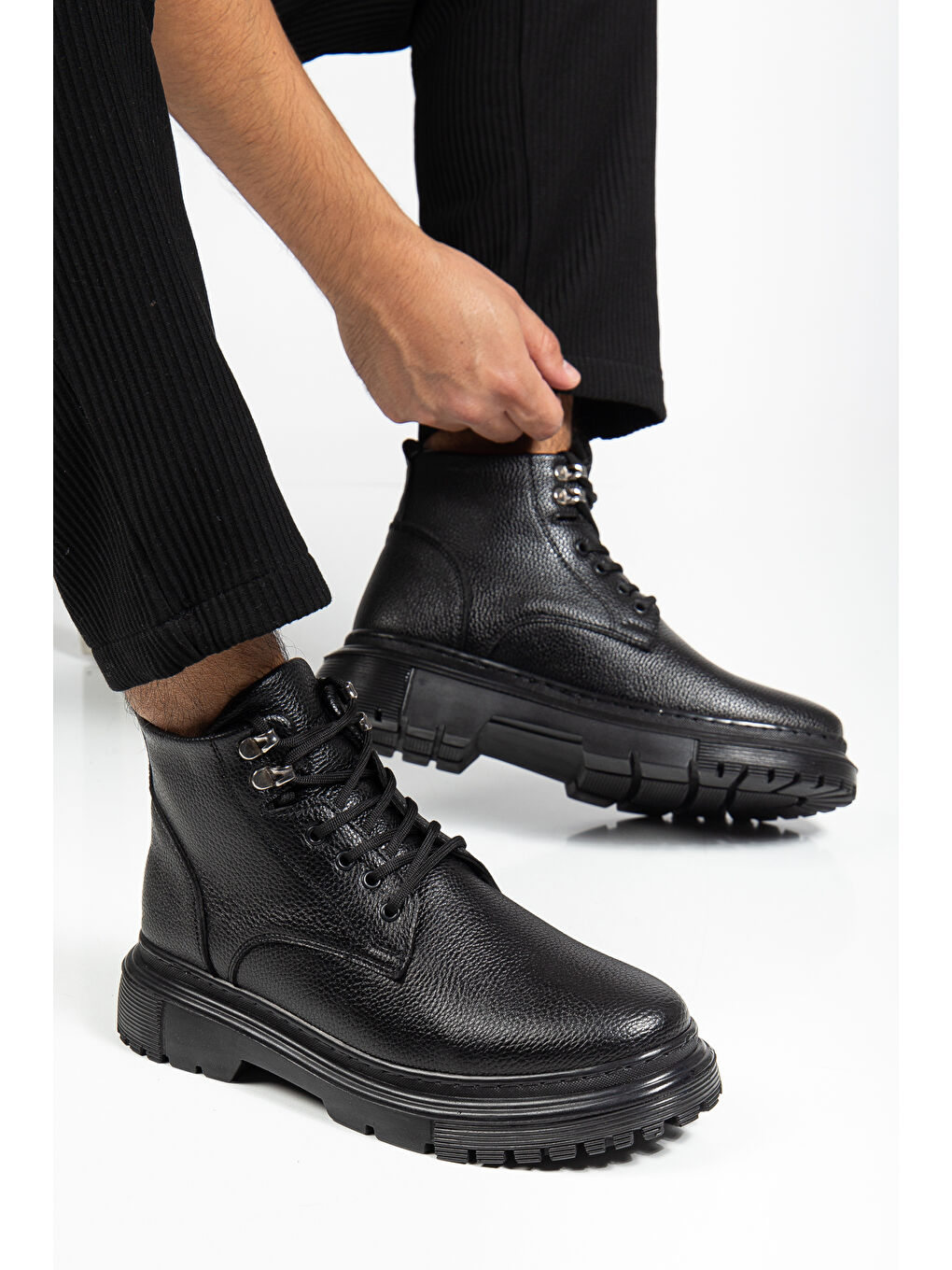 Siyah Tores Soğuk Geçirmez Erkek Bot-3