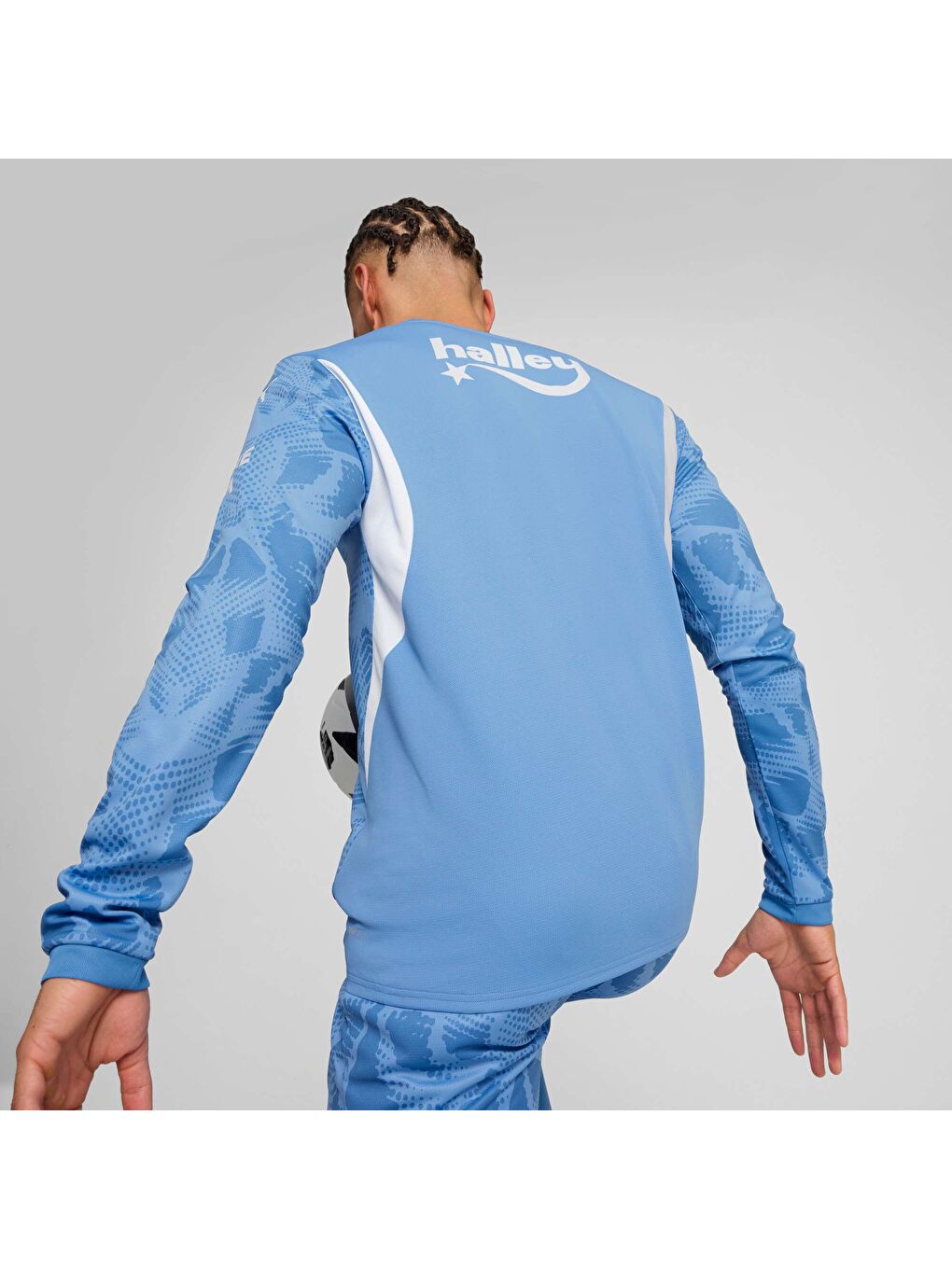 Mavi Fenerbahçe S.K. 24/25 Erkek Uzun Kollu Kaleci Forması-2