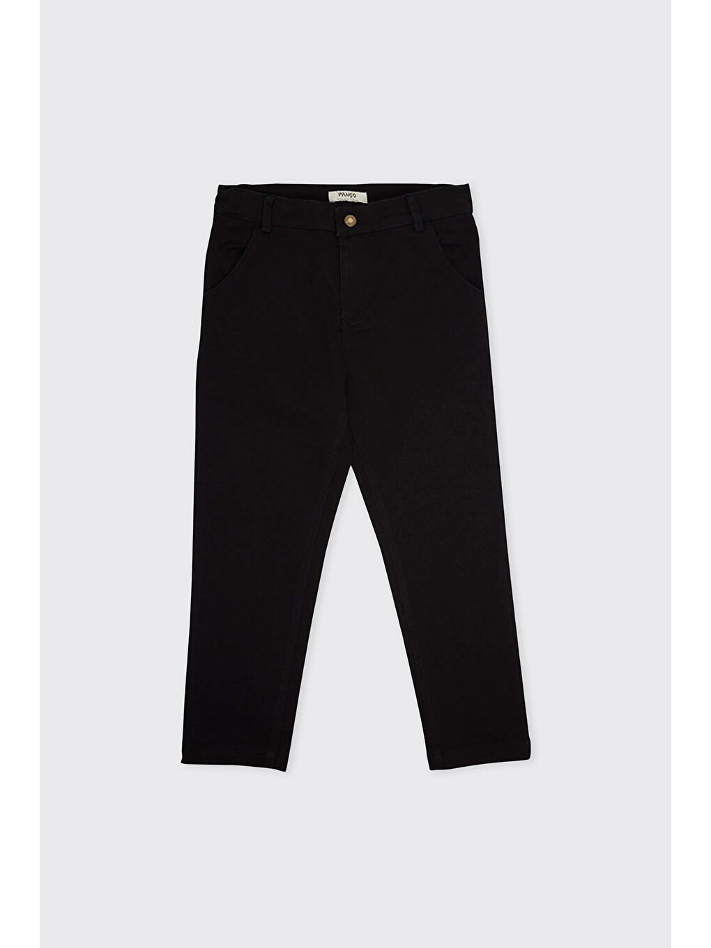 Erkek Çocuk Beli Lastikli Pile Detaylı Lacivert Pantolon-2