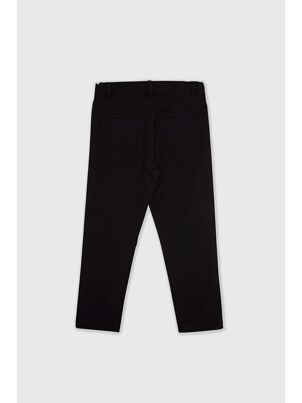 Erkek Çocuk Beli Lastikli Pile Detaylı Lacivert Pantolon-3