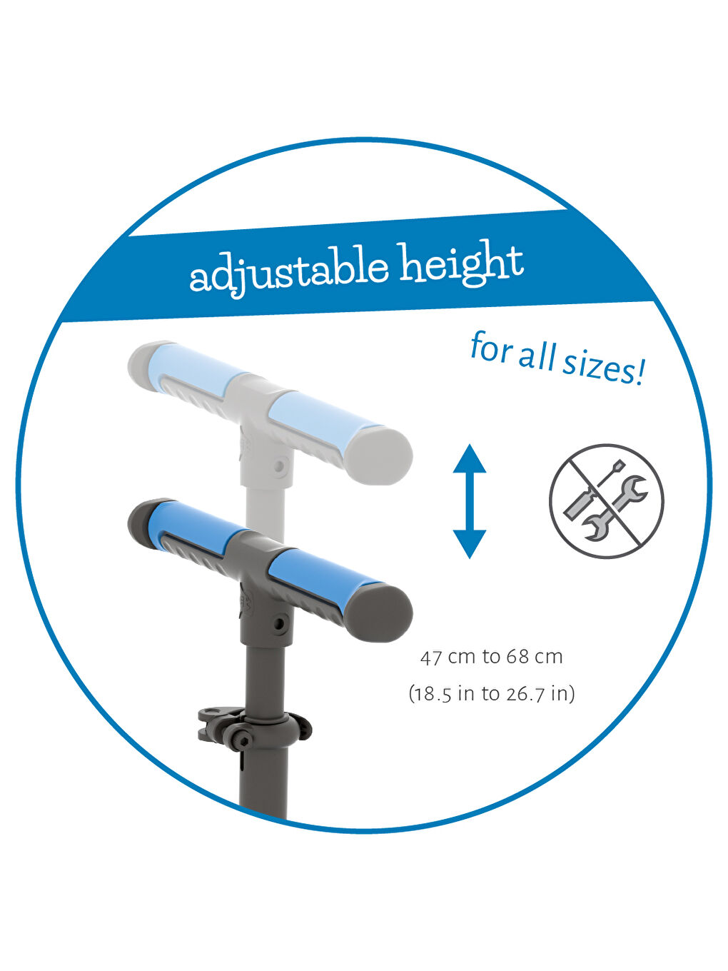 Scotti Glow 3 Tekerlekli Işıklı Scooter - Navy (04)-4