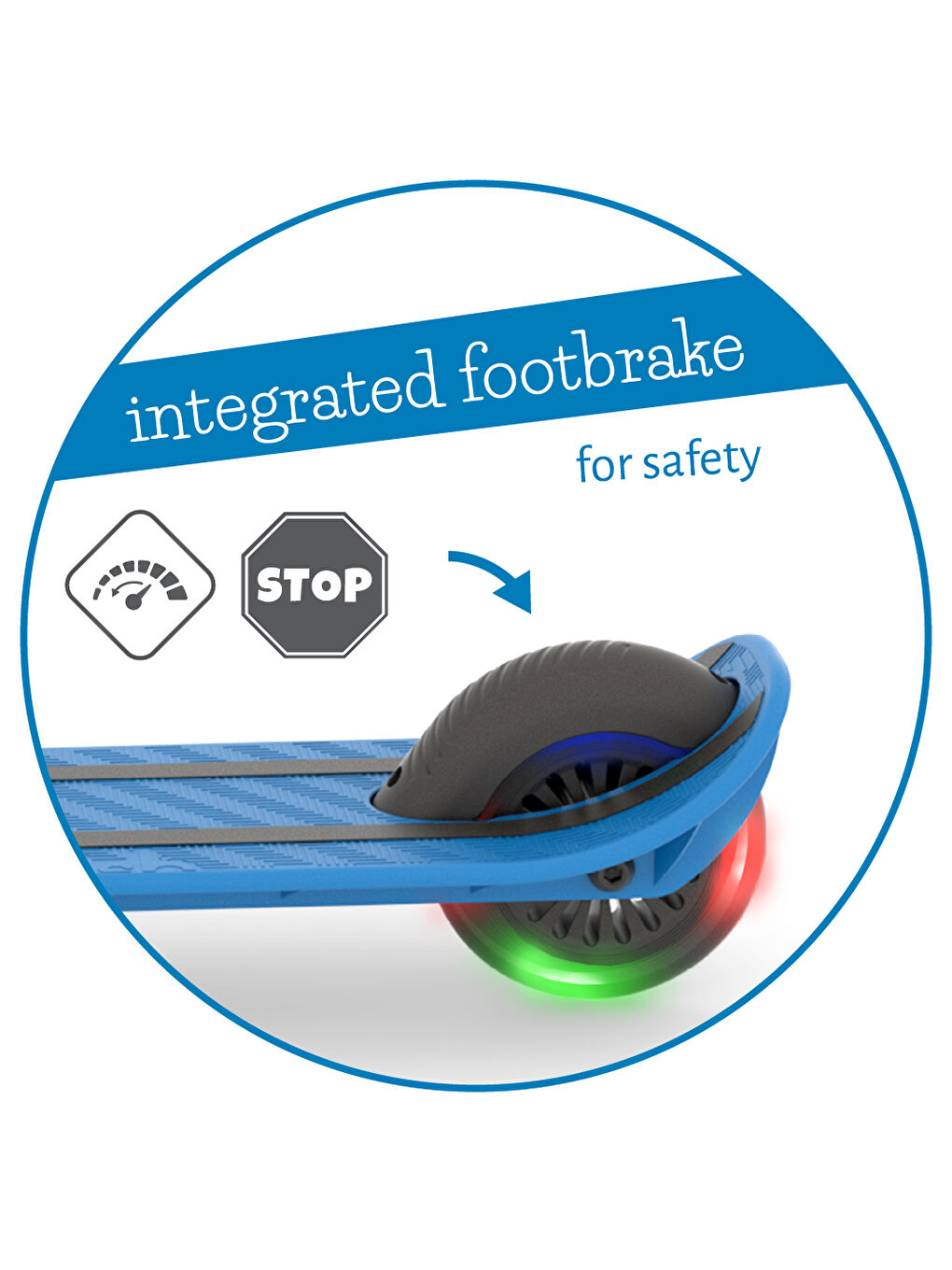 Scotti Glow 3 Tekerlekli Işıklı Scooter - Navy (04)-6