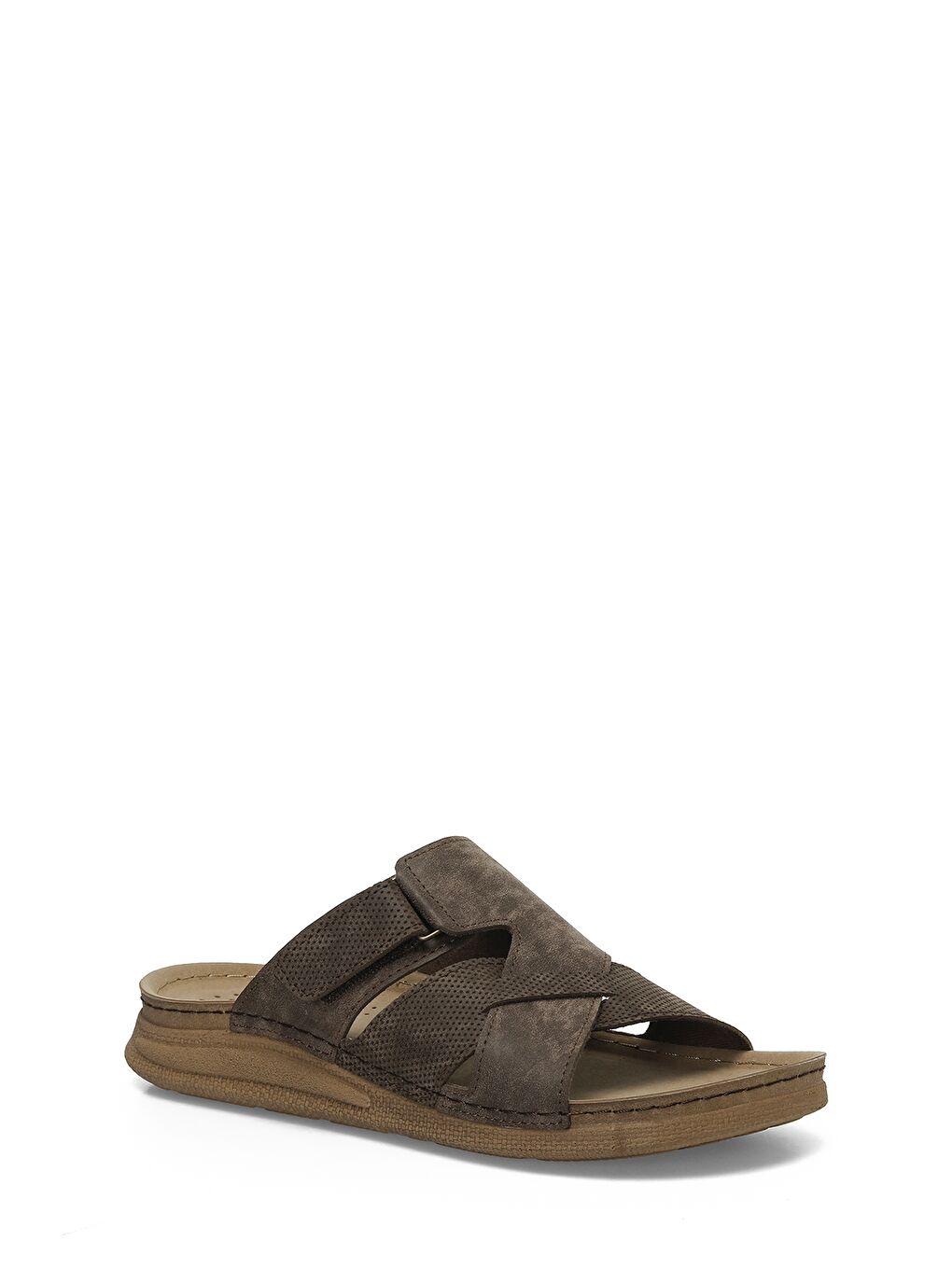 608025.M4PR Kahverengi Erkek Terlik-1