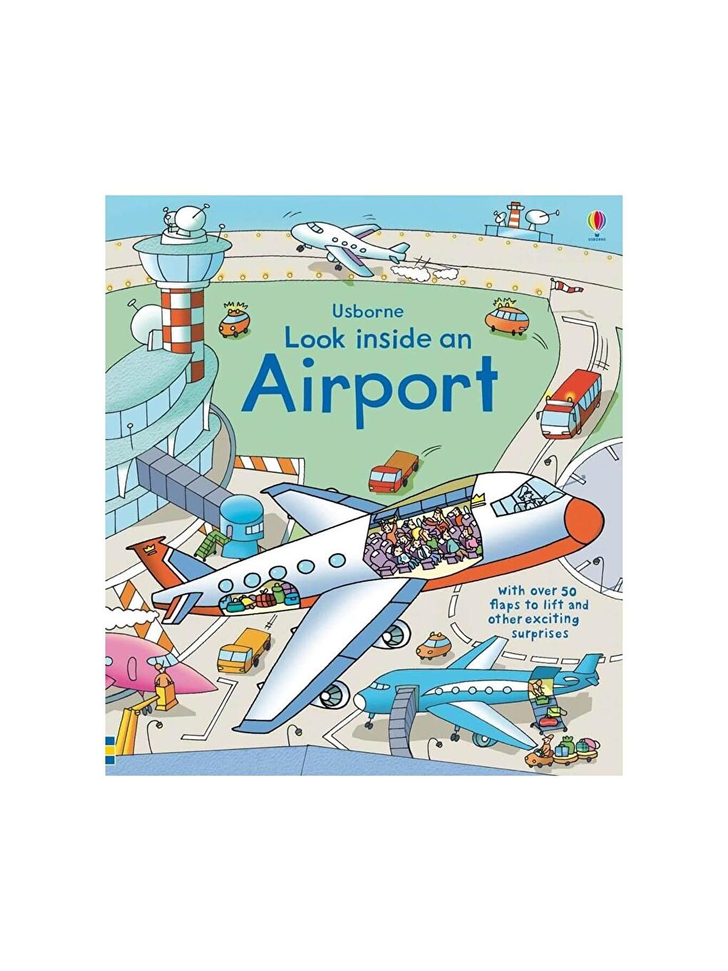 The Usborne Beyaz-Renklibaskı Look Inside An Airport