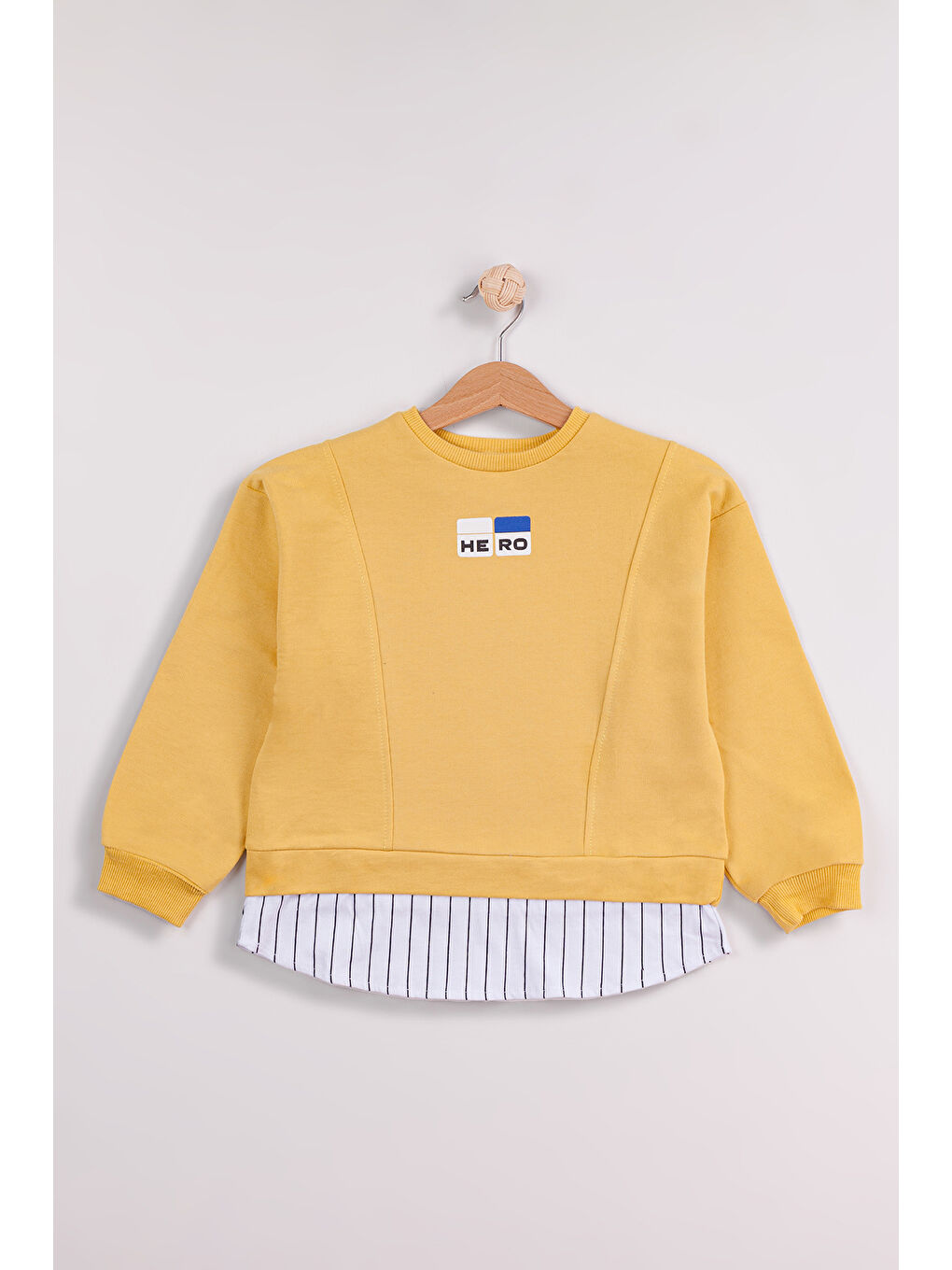 Yeşil Erkek Çocuk 2'li Paket Basic Sweatshirt-3