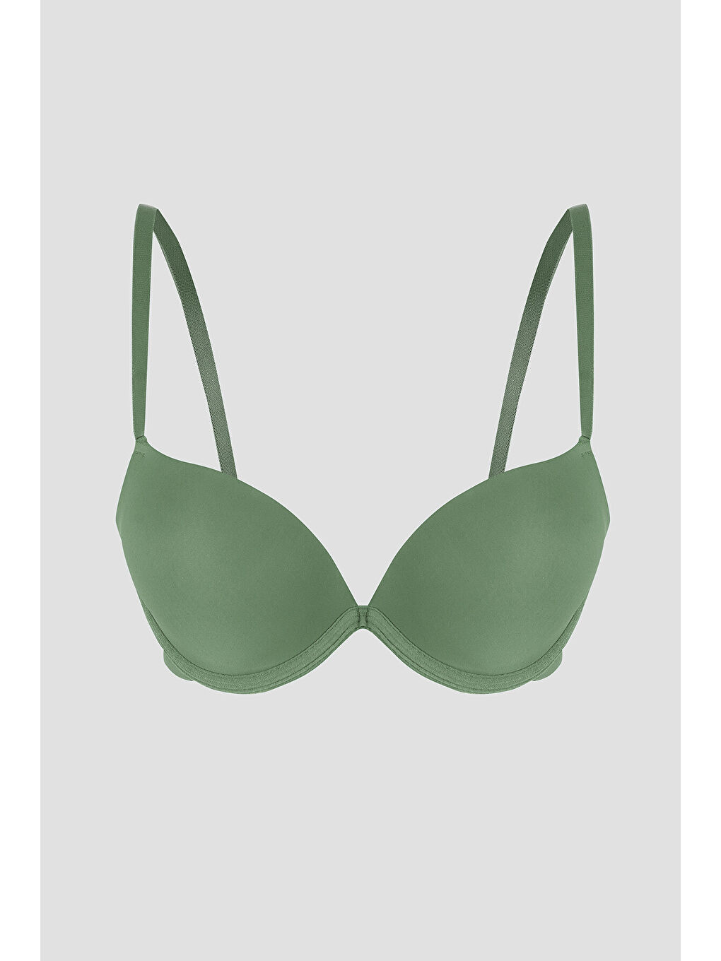 Haki Latina Double Push-Up Destekli Sütyen