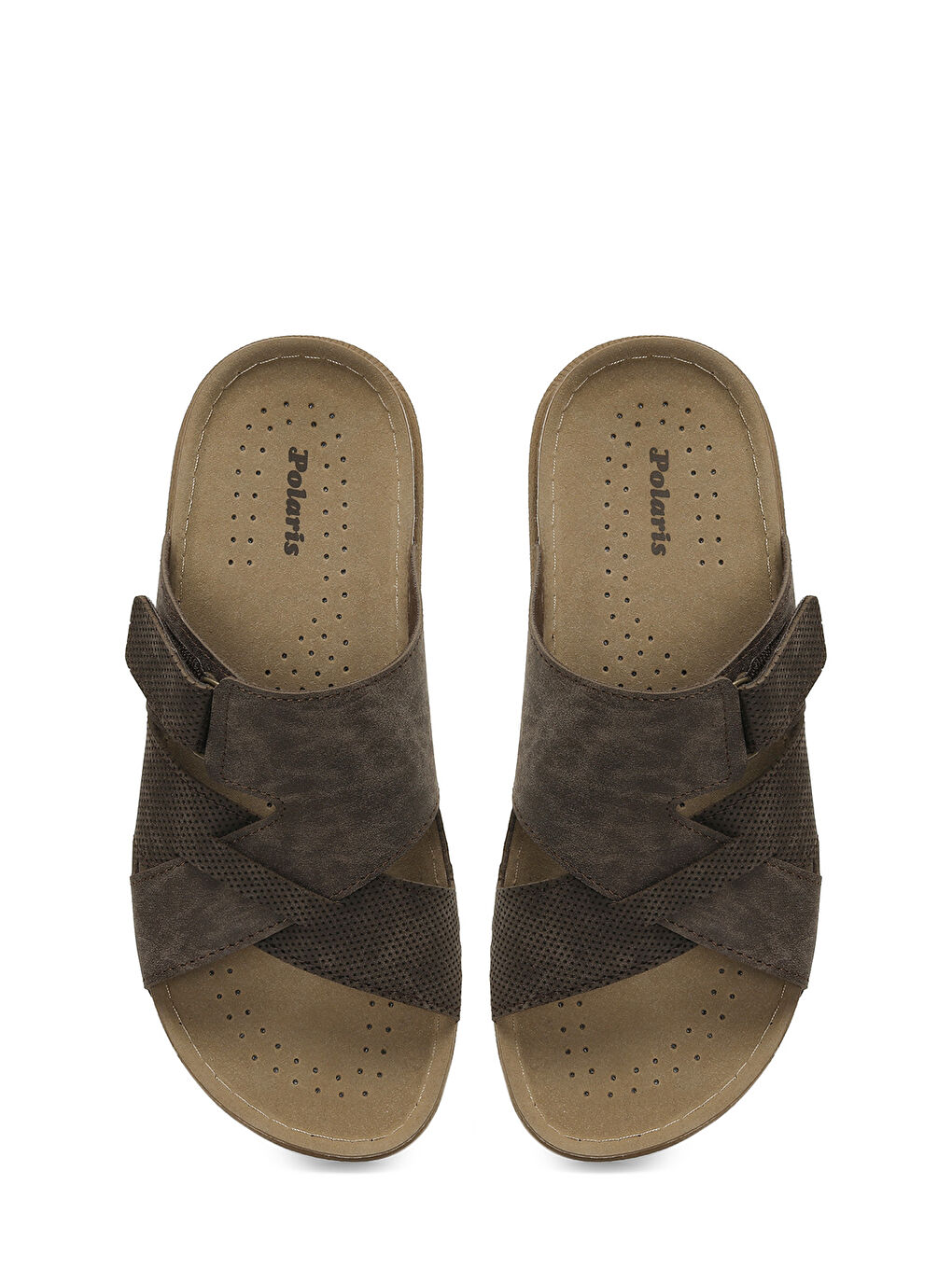 608025.M4PR Kahverengi Erkek Terlik-3