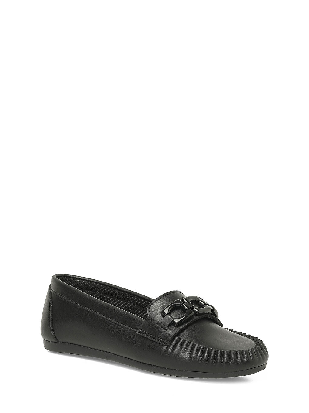 25S-116 6FX Siyah Kadın Loafer-1
