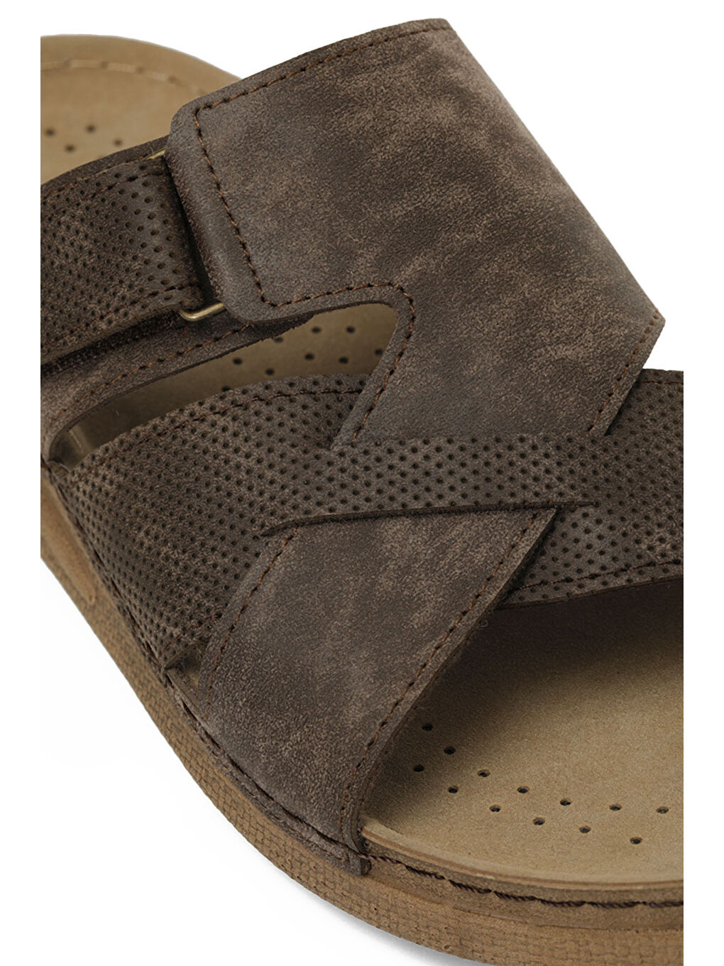 608025.M4PR Kahverengi Erkek Terlik-6