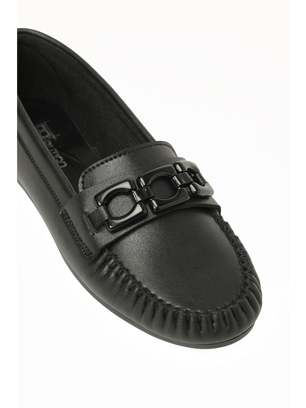 25S-116 6FX Siyah Kadın Loafer-6