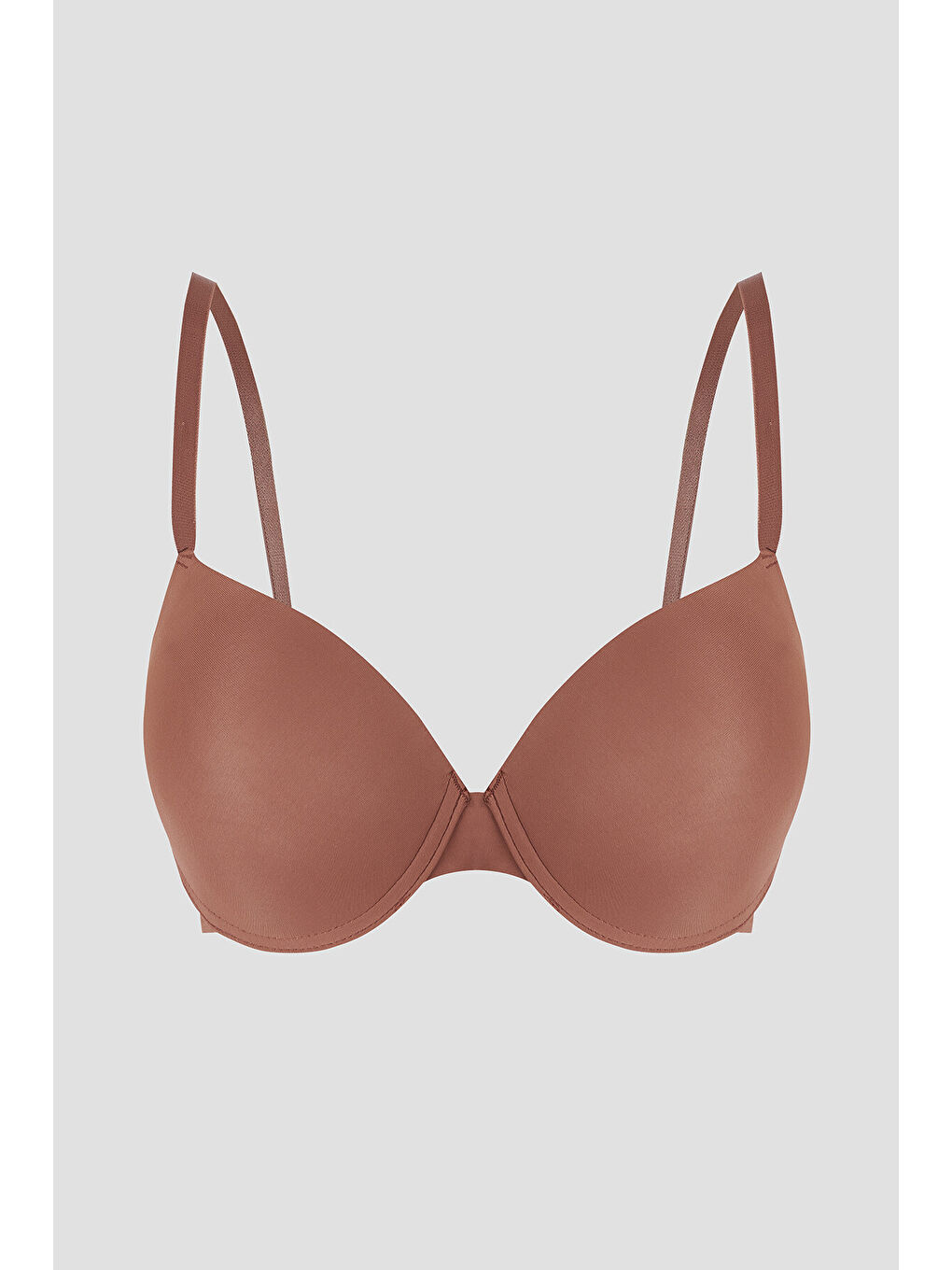 Kahverengi Latina Hafif Destekli Sütyen