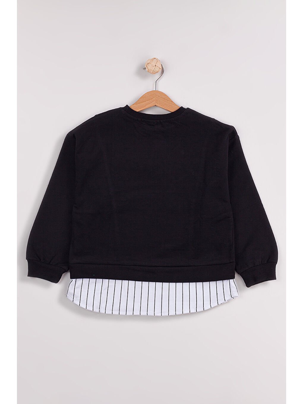 Siyah Erkek Çocuk 2'li Paket Basic Sweatshirt-6