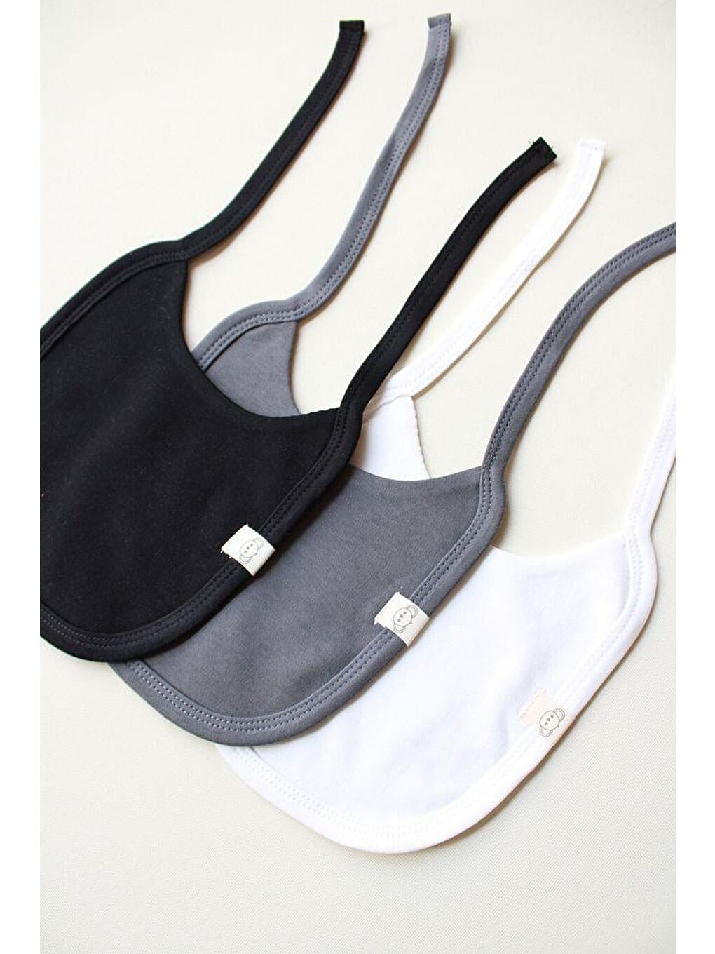 3Lü Biyeli Bebek Önlüğü 0-3 Ay Model 7-5