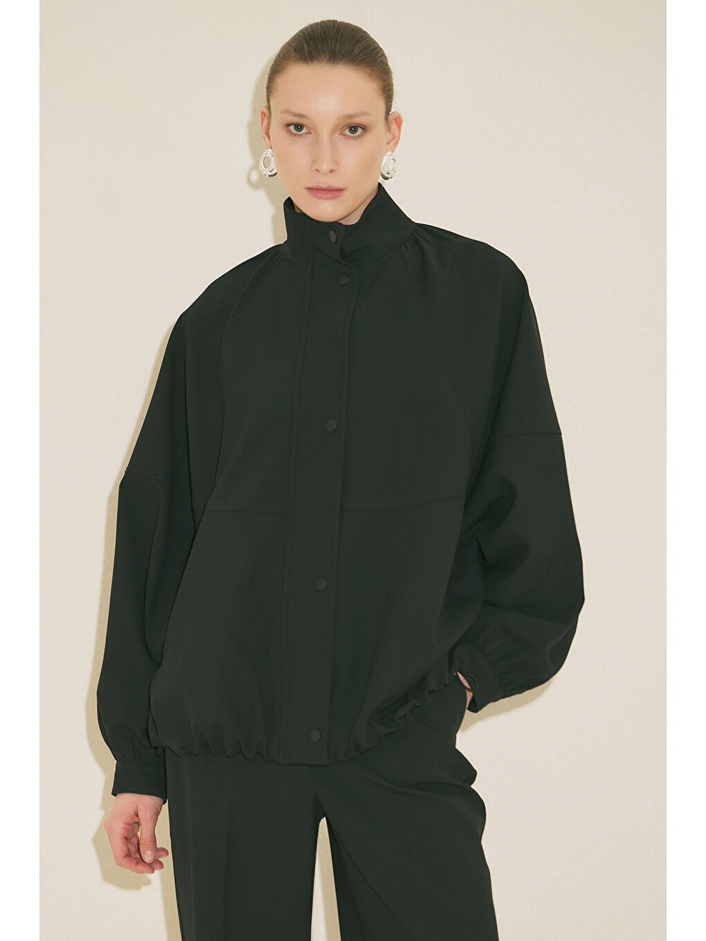 Premıum Bomber Ceket Siyah-2