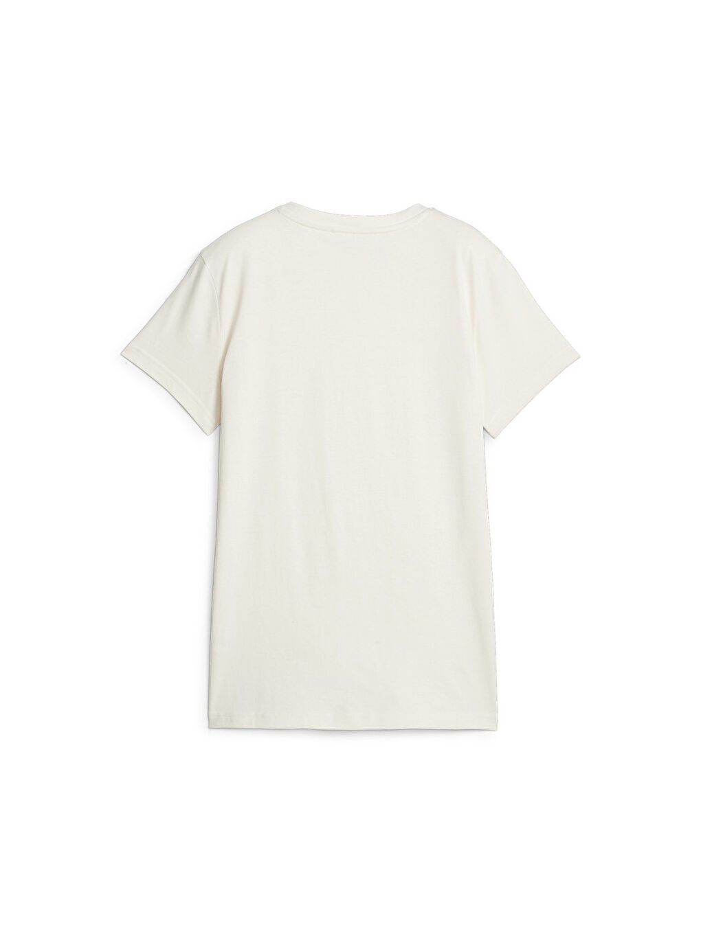 Better Essentials Kadın Ekru Yuvarlak Yaka Tişört-1