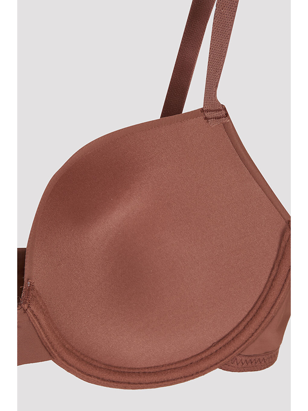 Kahverengi Latina Hafif Destekli Sütyen-3