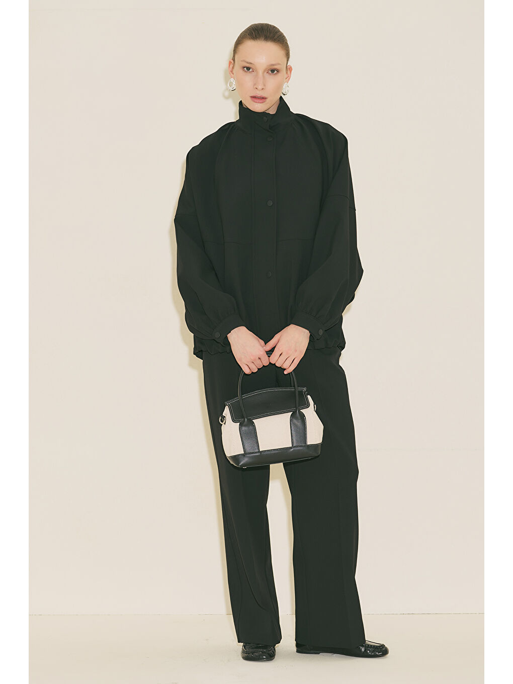 Premıum Bomber Ceket Siyah-4