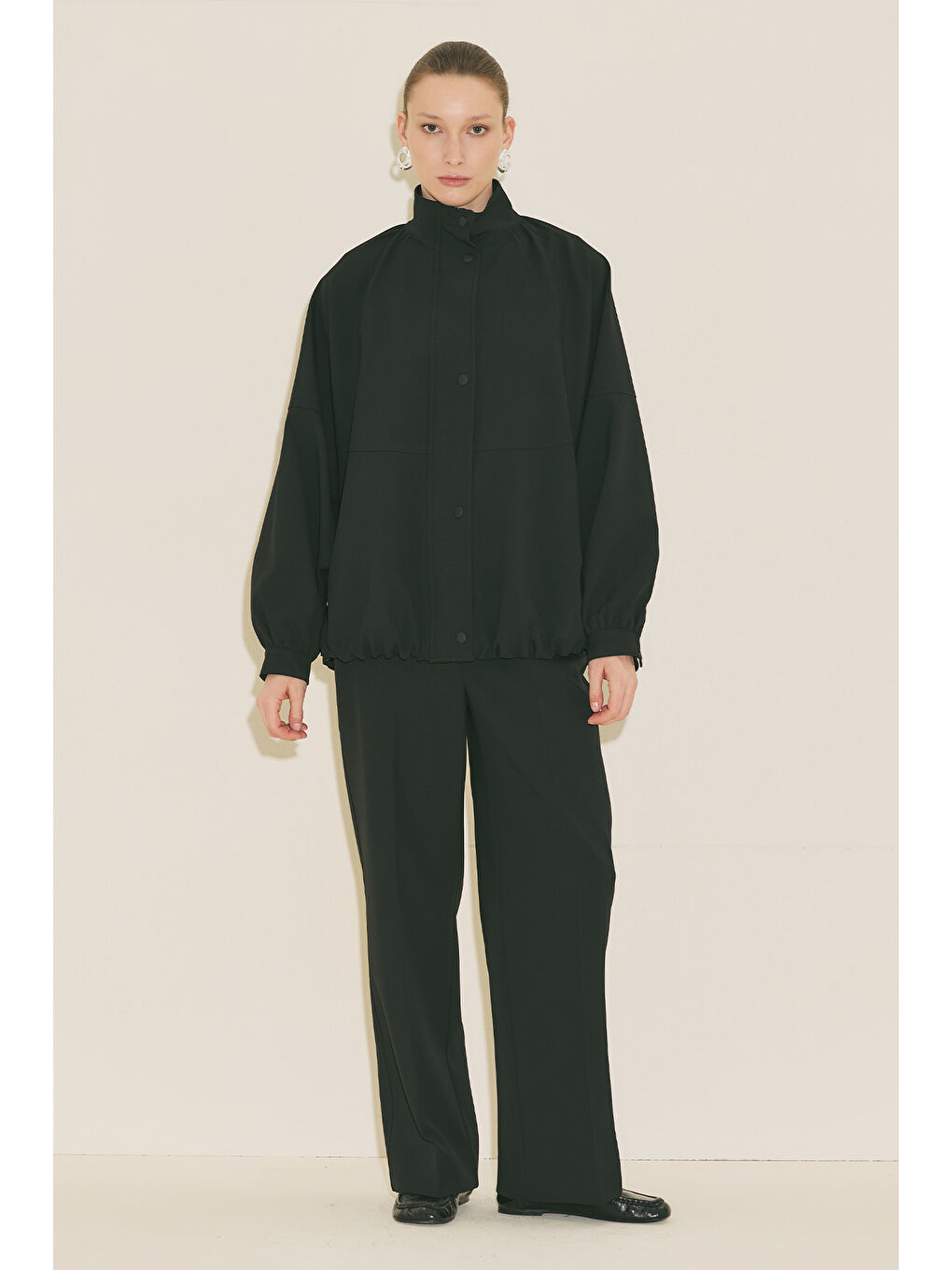 Premıum Bomber Ceket Siyah-5