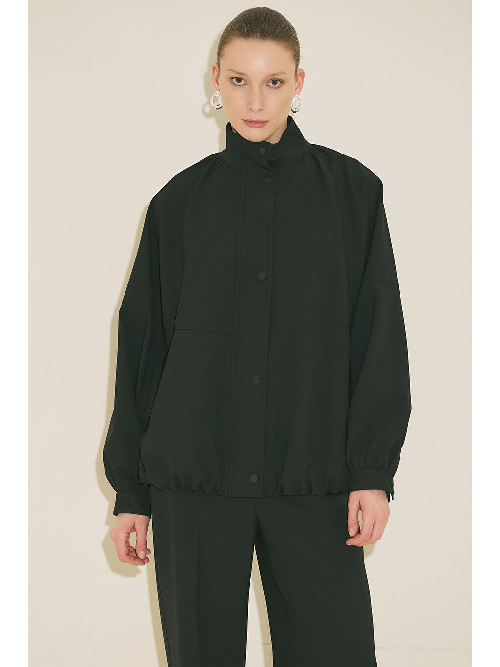 Premıum Bomber Ceket Siyah-6