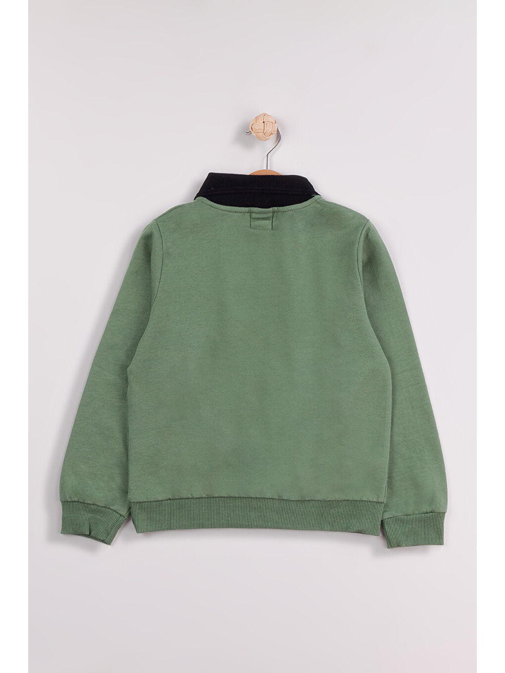 Yeşil Erkek Çocuk 2'li Paket Basic Sweatshirt-7