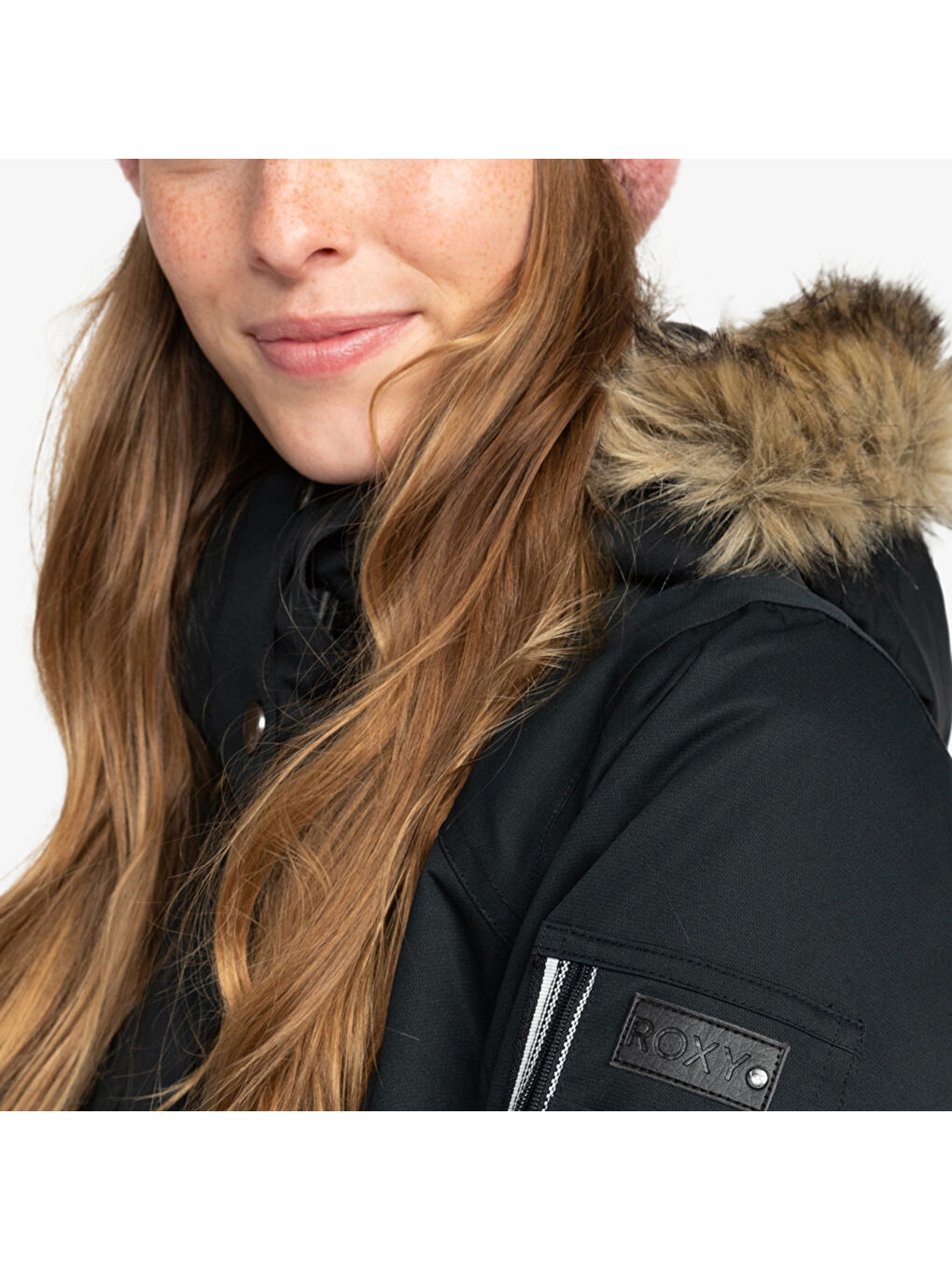 Meade Kadın Siyah Snowboard Ceketi-2