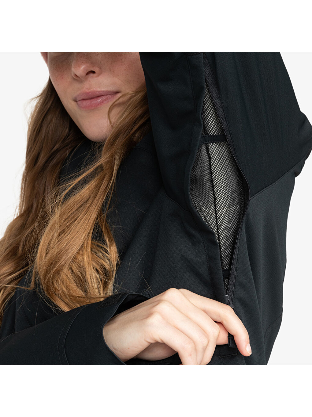 Meade Kadın Siyah Snowboard Ceketi-5