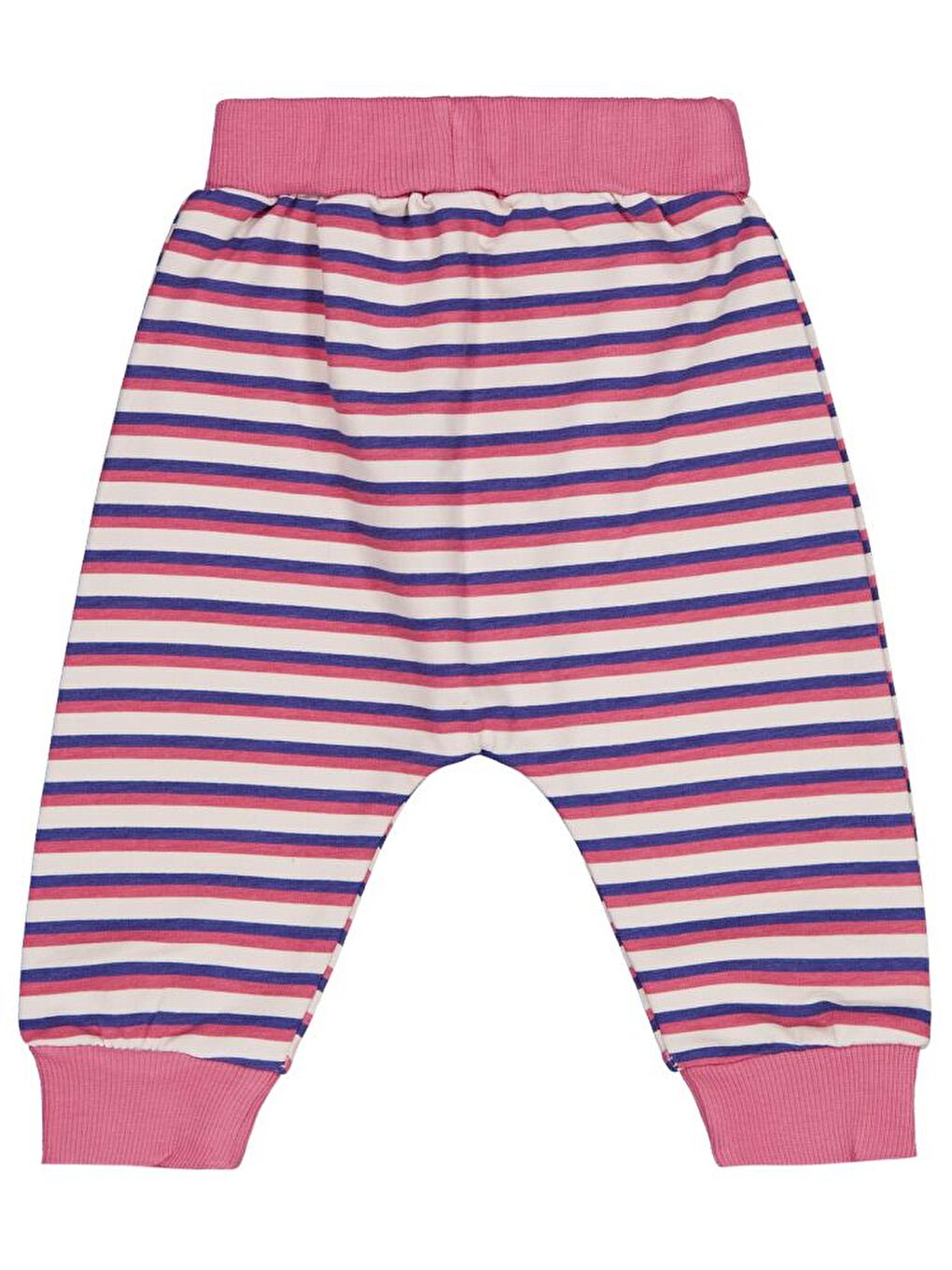 Pembe Baby Çizgi C Baskılı 6-18 Ay Tek Alt Bebe-1