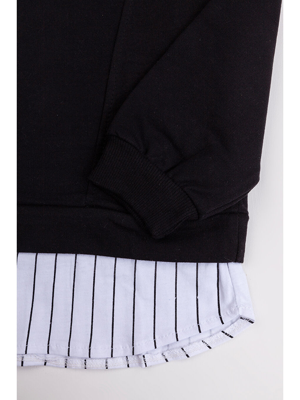 Siyah Erkek Çocuk 2'li Paket Basic Sweatshirt-7