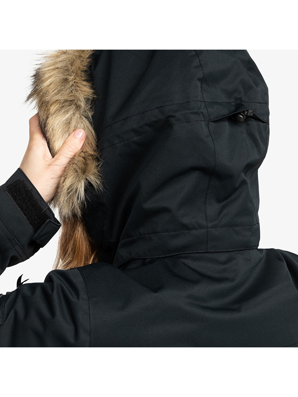 Meade Kadın Siyah Snowboard Ceketi-7