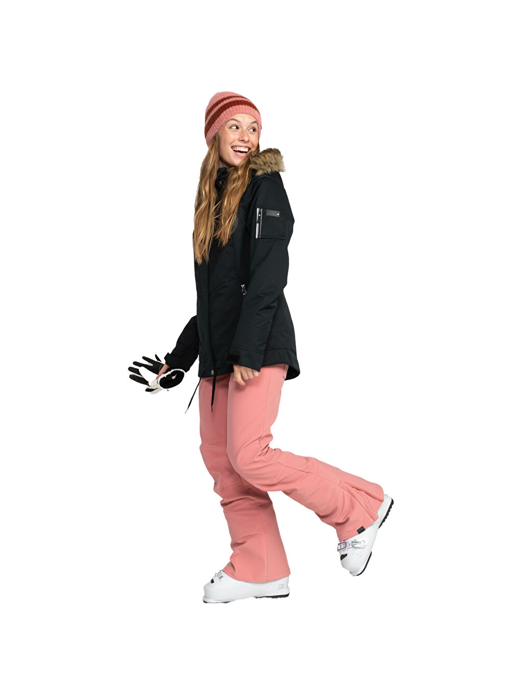 Meade Kadın Siyah Snowboard Ceketi-8