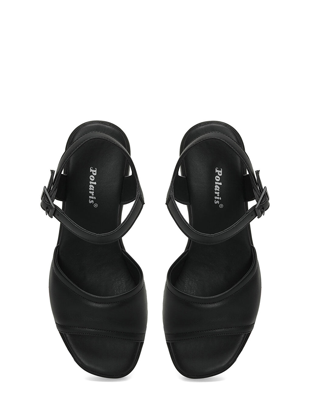 323154.Z 4FX Siyah Kadın Dolgu Topuk Sandalet-3