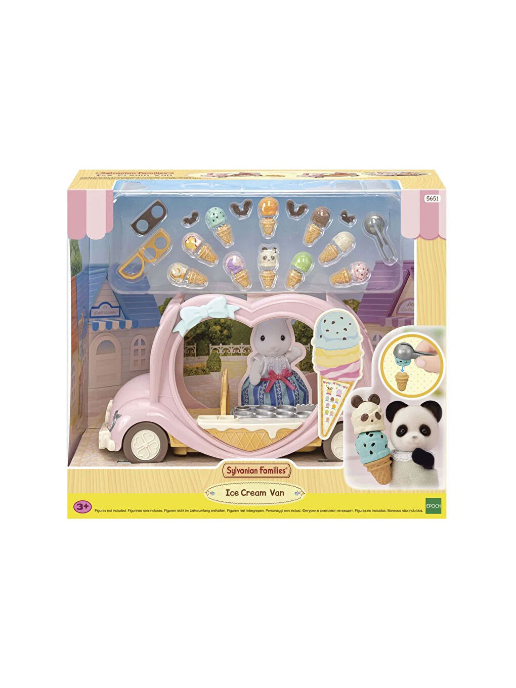 Sylvanian Families Renksiz Dondurma Kamyonu 5651 - 5