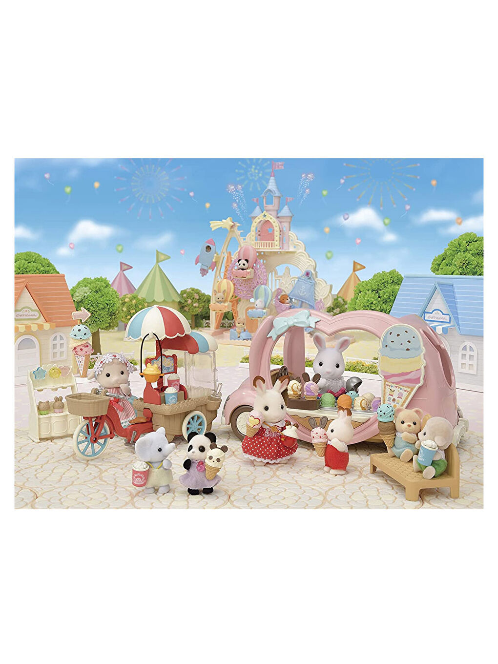 Sylvanian Families Renksiz Dondurma Kamyonu 5651 - 6