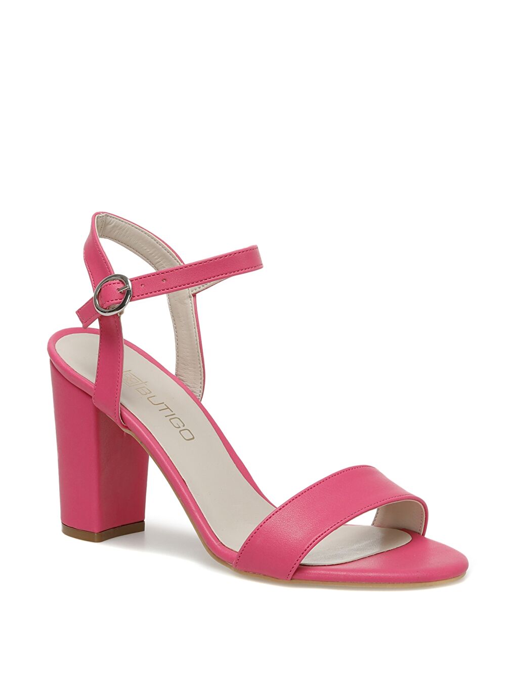 Pembe JUNDO 3FX Fuşya Kadın Topuklu Sandalet-1