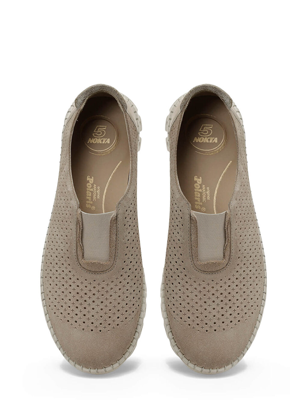 105729.Z6FX Bej Kadın Düz Ayakkabı-3