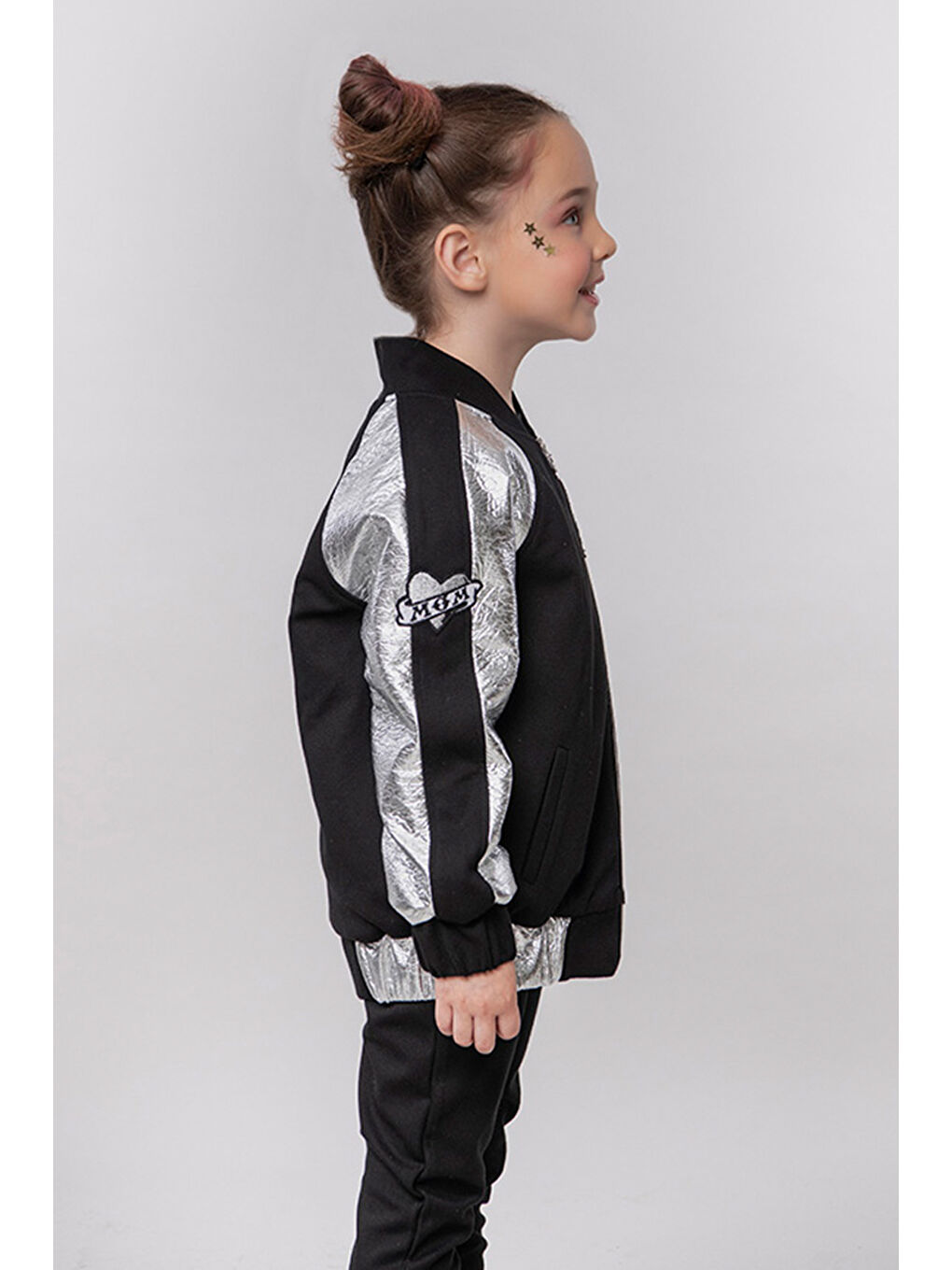 Siyah Kız Çocuk Ceket-1