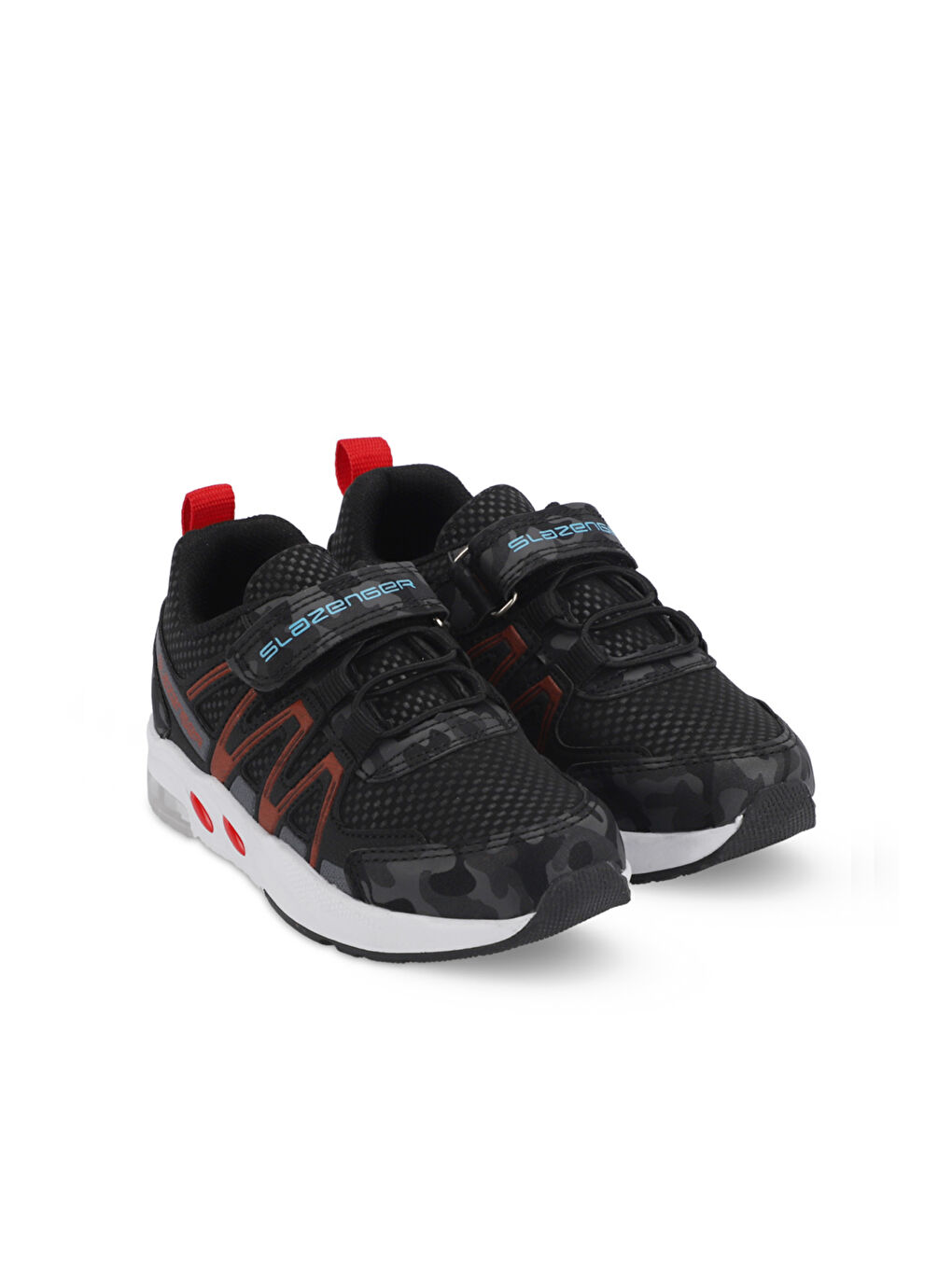 ELIPS Unisex Çocuk Siyah Kamuflaj Sneaker-1