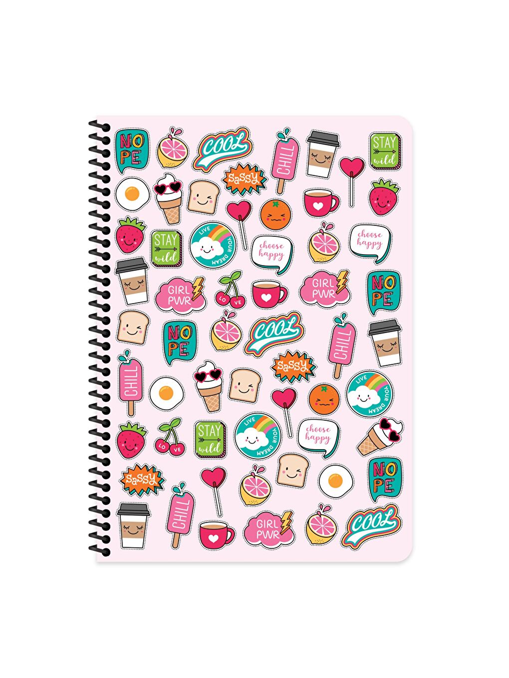 Keskin Color Pembe A4 Kareli Defter Sweet Fun - Pembe